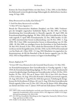Image of the Page - 566 - in Die effektiven Konsuln Österreich(-Ungarns) von 1825-1918 - Ihre Ausbildung, Arbeitsverhältnisse und Biografien