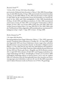 Image of the Page - 571 - in Die effektiven Konsuln Österreich(-Ungarns) von 1825-1918 - Ihre Ausbildung, Arbeitsverhältnisse und Biografien
