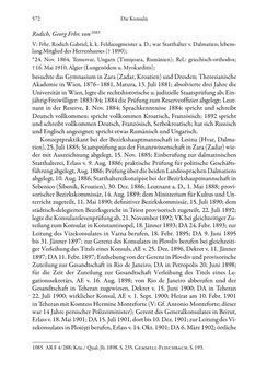 Image of the Page - 572 - in Die effektiven Konsuln Österreich(-Ungarns) von 1825-1918 - Ihre Ausbildung, Arbeitsverhältnisse und Biografien