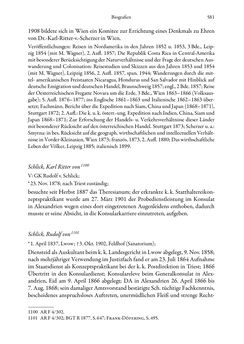 Bild der Seite - 581 - in Die effektiven Konsuln Österreich(-Ungarns) von 1825-1918 - Ihre Ausbildung, Arbeitsverhältnisse und Biografien