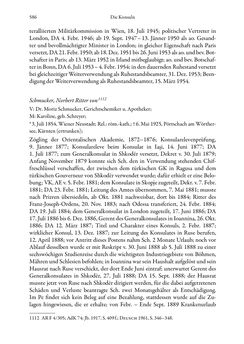 Bild der Seite - 586 - in Die effektiven Konsuln Österreich(-Ungarns) von 1825-1918 - Ihre Ausbildung, Arbeitsverhältnisse und Biografien