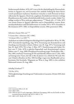 Image of the Page - 589 - in Die effektiven Konsuln Österreich(-Ungarns) von 1825-1918 - Ihre Ausbildung, Arbeitsverhältnisse und Biografien