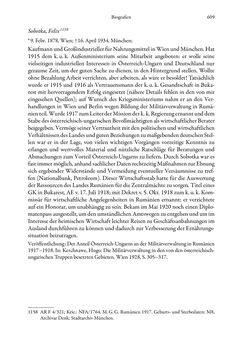 Image of the Page - 609 - in Die effektiven Konsuln Österreich(-Ungarns) von 1825-1918 - Ihre Ausbildung, Arbeitsverhältnisse und Biografien