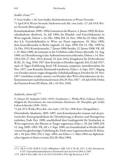 Bild der Seite - 618 - in Die effektiven Konsuln Österreich(-Ungarns) von 1825-1918 - Ihre Ausbildung, Arbeitsverhältnisse und Biografien