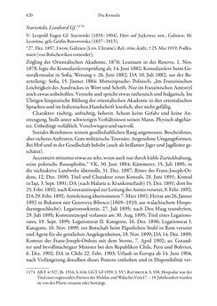 Bild der Seite - 620 - in Die effektiven Konsuln Österreich(-Ungarns) von 1825-1918 - Ihre Ausbildung, Arbeitsverhältnisse und Biografien