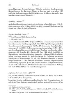 Bild der Seite - 626 - in Die effektiven Konsuln Österreich(-Ungarns) von 1825-1918 - Ihre Ausbildung, Arbeitsverhältnisse und Biografien