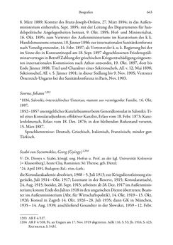 Bild der Seite - 643 - in Die effektiven Konsuln Österreich(-Ungarns) von 1825-1918 - Ihre Ausbildung, Arbeitsverhältnisse und Biografien