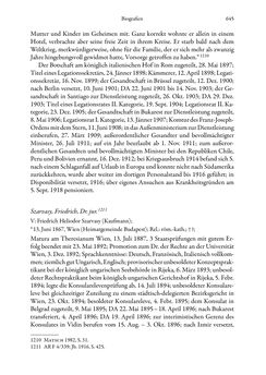 Image of the Page - 645 - in Die effektiven Konsuln Österreich(-Ungarns) von 1825-1918 - Ihre Ausbildung, Arbeitsverhältnisse und Biografien