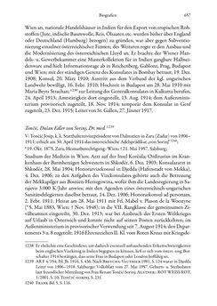Bild der Seite - 657 - in Die effektiven Konsuln Österreich(-Ungarns) von 1825-1918 - Ihre Ausbildung, Arbeitsverhältnisse und Biografien