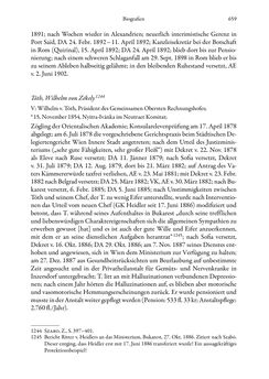 Image of the Page - 659 - in Die effektiven Konsuln Österreich(-Ungarns) von 1825-1918 - Ihre Ausbildung, Arbeitsverhältnisse und Biografien