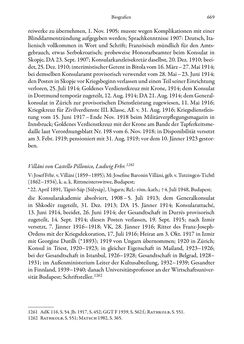 Bild der Seite - 669 - in Die effektiven Konsuln Österreich(-Ungarns) von 1825-1918 - Ihre Ausbildung, Arbeitsverhältnisse und Biografien