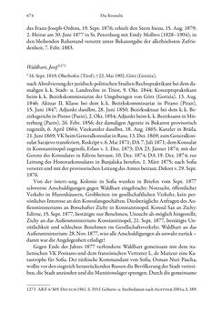 Image of the Page - 674 - in Die effektiven Konsuln Österreich(-Ungarns) von 1825-1918 - Ihre Ausbildung, Arbeitsverhältnisse und Biografien