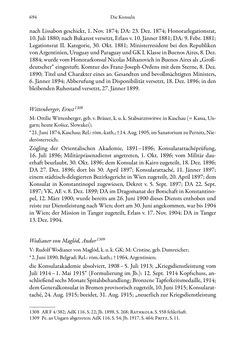 Image of the Page - 694 - in Die effektiven Konsuln Österreich(-Ungarns) von 1825-1918 - Ihre Ausbildung, Arbeitsverhältnisse und Biografien