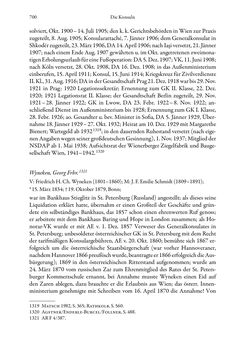 Image of the Page - 700 - in Die effektiven Konsuln Österreich(-Ungarns) von 1825-1918 - Ihre Ausbildung, Arbeitsverhältnisse und Biografien