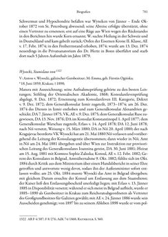 Image of the Page - 701 - in Die effektiven Konsuln Österreich(-Ungarns) von 1825-1918 - Ihre Ausbildung, Arbeitsverhältnisse und Biografien