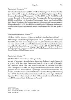 Image of the Page - 703 - in Die effektiven Konsuln Österreich(-Ungarns) von 1825-1918 - Ihre Ausbildung, Arbeitsverhältnisse und Biografien