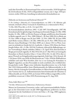 Image of the Page - 711 - in Die effektiven Konsuln Österreich(-Ungarns) von 1825-1918 - Ihre Ausbildung, Arbeitsverhältnisse und Biografien