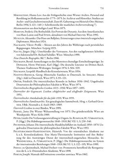 Image of the Page - 731 - in Die effektiven Konsuln Österreich(-Ungarns) von 1825-1918 - Ihre Ausbildung, Arbeitsverhältnisse und Biografien