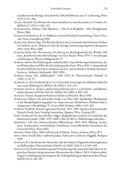 Image of the Page - 733 - in Die effektiven Konsuln Österreich(-Ungarns) von 1825-1918 - Ihre Ausbildung, Arbeitsverhältnisse und Biografien