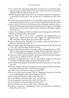 Image of the Page - 735 - in Die effektiven Konsuln Österreich(-Ungarns) von 1825-1918 - Ihre Ausbildung, Arbeitsverhältnisse und Biografien