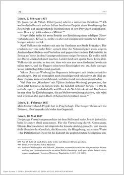 Bild der Seite - 186 - in Die Tagebücher des Grafen Egbert Belcredi 1850–1894