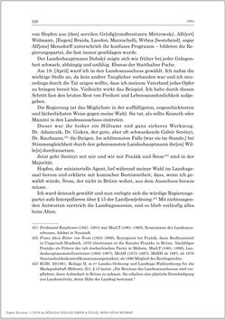 Image of the Page - 230 - in Die Tagebücher des Grafen Egbert Belcredi 1850–1894