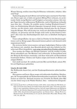 Image of the Page - 289 - in Die Tagebücher des Grafen Egbert Belcredi 1850–1894