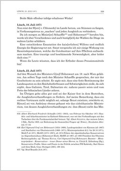 Image of the Page - 361 - in Die Tagebücher des Grafen Egbert Belcredi 1850–1894