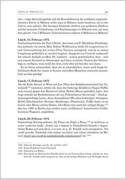 Bild der Seite - 409 - in Die Tagebücher des Grafen Egbert Belcredi 1850–1894