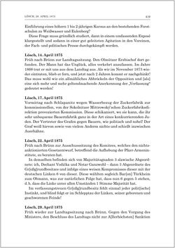 Image of the Page - 421 - in Die Tagebücher des Grafen Egbert Belcredi 1850–1894