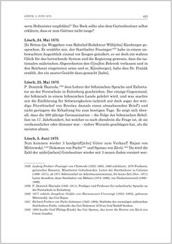 Bild der Seite - 425 - in Die Tagebücher des Grafen Egbert Belcredi 1850–1894