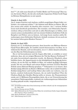 Bild der Seite - 426 - in Die Tagebücher des Grafen Egbert Belcredi 1850–1894