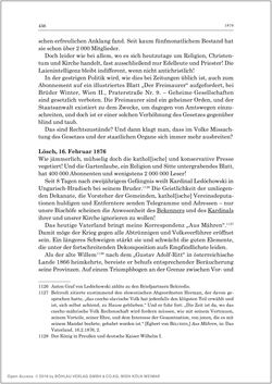 Image of the Page - 458 - in Die Tagebücher des Grafen Egbert Belcredi 1850–1894