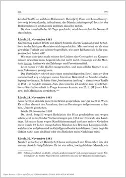 Image of the Page - 698 - in Die Tagebücher des Grafen Egbert Belcredi 1850–1894