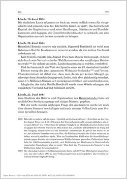Image of the Page - 714 - in Die Tagebücher des Grafen Egbert Belcredi 1850–1894