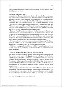 Image of the Page - 770 - in Die Tagebücher des Grafen Egbert Belcredi 1850–1894