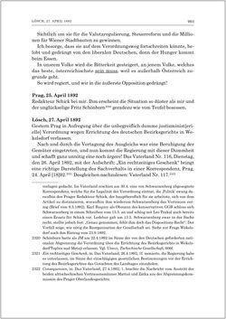 Image of the Page - 995 - in Die Tagebücher des Grafen Egbert Belcredi 1850–1894