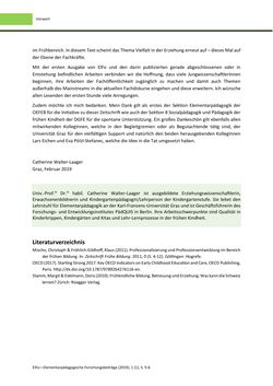 Bild der Seite - (000006) - in ElFo - Elementarpädagogische Forschungsbeiträge, Band Jahrgang 1 / Heft 1 / 2019
