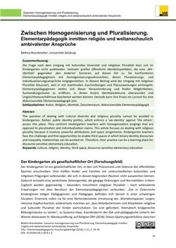 Bild der Seite - 24 - in ElFo - Elementarpädagogische Forschungsbeiträge, Band Jahrgang 1 / Heft 1 / 2019