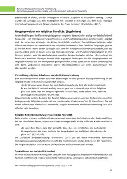 Image of the Page - 27 - in ElFo - Elementarpädagogische Forschungsbeiträge, Volume Jahrgang 1 / Heft 1 / 2019