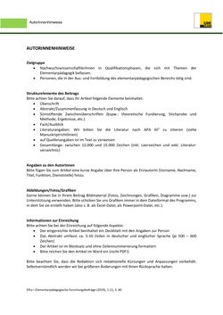 Bild der Seite - 40 - in ElFo - Elementarpädagogische Forschungsbeiträge, Band Jahrgang 1 / Heft 1 / 2019
