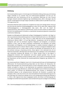 Image of the Page - 3 - in ElFo - Elementarpädagogische Forschungsbeiträge, Volume Jahrgang 2 / Heft 1 / 2020