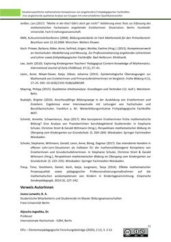 Bild der Seite - 11 - in ElFo - Elementarpädagogische Forschungsbeiträge, Band Jahrgang 2 / Heft 1 / 2020