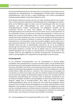 Image of the Page - 24 - in ElFo - Elementarpädagogische Forschungsbeiträge, Volume Jahrgang 2 / Heft 1 / 2020