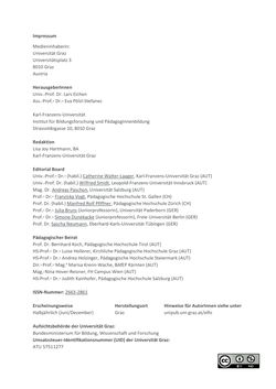 Image of the Page - (000003) - in ElFo - Elementarpädagogische Forschungsbeiträge, Volume Jahrgang 3 / Heft 1 / 2021