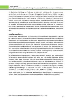 Image of the Page - 12 - in ElFo - Elementarpädagogische Forschungsbeiträge, Volume Jahrgang 3 / Heft 1 / 2021