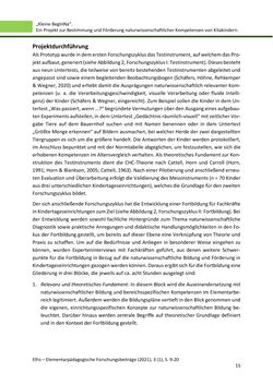 Image of the Page - 15 - in ElFo - Elementarpädagogische Forschungsbeiträge, Volume Jahrgang 3 / Heft 1 / 2021