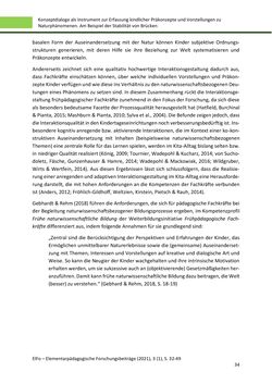 Bild der Seite - 34 - in ElFo - Elementarpädagogische Forschungsbeiträge, Band Jahrgang 3 / Heft 1 / 2021