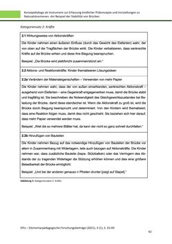 Bild der Seite - 42 - in ElFo - Elementarpädagogische Forschungsbeiträge, Band Jahrgang 3 / Heft 1 / 2021