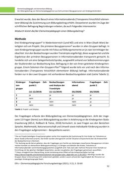 Bild der Seite - 52 - in ElFo - Elementarpädagogische Forschungsbeiträge, Band Jahrgang 3 / Heft 1 / 2021